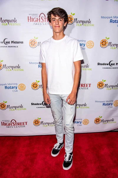 Ethan Glover Frequenta Suzanne Delaurentiis Productions Film Premiere Reed Point — Foto Stock