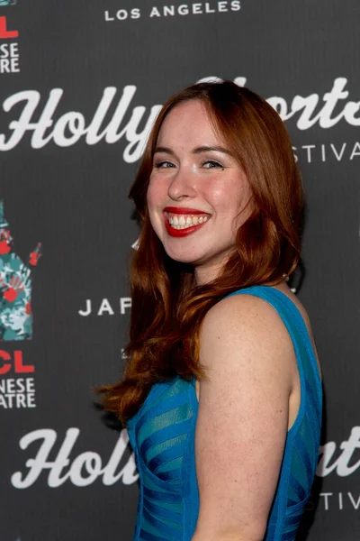 Sarah Lee Harter Bezoekt 17Th Annual Hollyshorts Tweede Filmakers Rode — Stockfoto