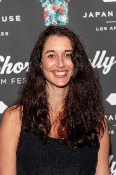 Jacqueline Dow Deltar Den Årliga Hollyshorts Andra Filmare Röd Matta — Stockfoto