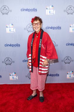 Actress / Producer Babs Daitch attends Film Festival at Hollywood Park OPENING NIGHT at Cinepolis Luxury Cinemas, Los Angeles, CA, October 7, 2025