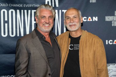 Executive Producer Del Bigtree, Obstetrician Dr. Stuart Fishbein attend Malibu Film Festival presents World Premiere of 'An Inconvenient Study' at Directors Guild of America, Los Angeles, CA, October 12th, 2025