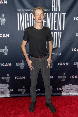 Son of Jenny McCarthy  Evan Asher attends Malibu Film Festival presents World Premiere of 'An Inconvenient Study' at Directors Guild of America, Los Angeles, CA, October 12th, 2025