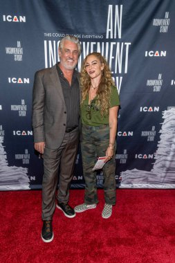 Executive Producer Del Bigtree, Actress Drea de Matteo attend Malibu Film Festival presents World Premiere of 'An Inconvenient Study' at Directors Guild of America, Los Angeles, CA, October 12th, 2025