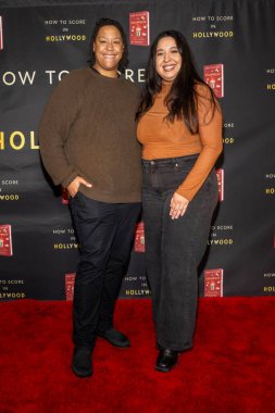 Ekran Motoru Başkan Yardımcısı Ari Virgil-Paige ve eşi Wanda, 15 Kasım 2025 'te Beverly Hills Tenis Kulübü' nde Kevin Goetz 'in 