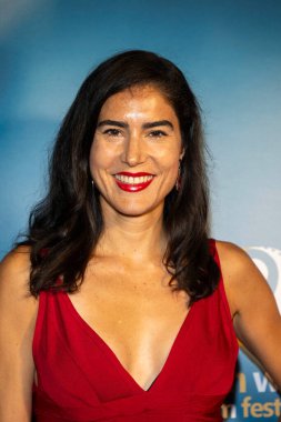 Aktris Natalia Bilbao, 11. Asya Dünya Film Festivali, Los Angeles, CA, 16 Kasım 2025 'te' Aşk ve Karma 'nın dünya prömiyerine katıldı.