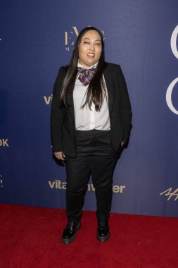 Yapımcı / Yazar Cristela Reyes 11 Ocak 2026 'da SkyBar Mondrian Otel' de düzenlenen 83. Altın Küre Ödül Töreni 'ne katıldı.