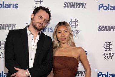 Yönetmen Dylan Boom, Aktris Pwinty Jordan, 15 Ocak 2026 'da Los Angeles Ziggy Otel' de İnsan Kaçakçılığı Bilinci Ayı 'na katıldı.