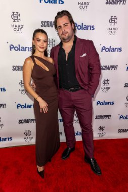 Aktris Paris Berelc, Sanatçı Müdürü Hunter Norman, 15 Ocak 2026 'da Los Angeles, Ziggy Oteli' nde İnsan Kaçakçılığı Bilinci Ayı 'na katıldı.