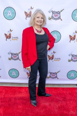 Aktris Kathy Garver, 17 Ocak 2026 'da Los Angeles İtfaiye Müzesi' ndeki Los Angeles İtfaiye Teşkilatı 'na katıldı.