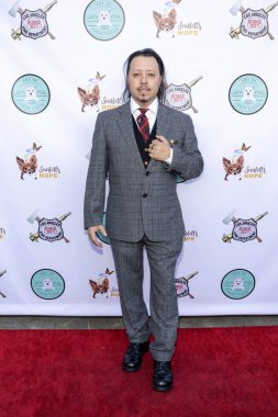 Aktör Carlos Ramirez, 17 Ocak 2026 'da Los Angeles İtfaiye Müzesi' ndeki Los Angeles İtfaiye Teşkilatı 'na katıldı.