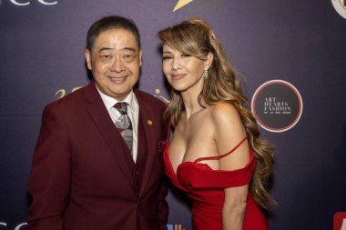 Los Angeles Beverly Arts 'ın TV sunucusu / kurucusu Joey Zhou, CEO RLC yetenek ajansı Leila Ciancaglini Sheraton San Gabriel, Los Angeles, CA, 24 Ocak 2026' da düzenlenen 37.