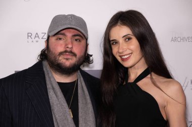 Moda Tasarımcısı Dylan Ifergane, Model / Aktris Yulia Rogozhkina, özel ev, Los Angeles, CA, 24 Ocak 2026 'da düzenlenen 3.