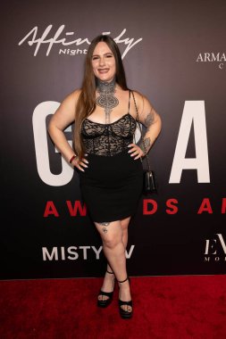 Aktris Kenzie Hensen, 1 Şubat 2026 'da SkyBar Mondrian Otel' de düzenlenen Grammy Ödülleri 'ne katıldı.