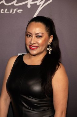 Aktris Keyla Wood, 1 Şubat 2026 'da SkyBar Mondrian Otel' de düzenlenen Grammy Ödülleri 'ne katıldı.