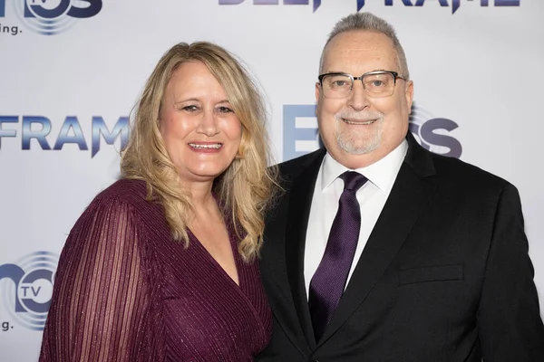 Yapımcı Bill ve Michele Tieman, Culver Theater, Los Angeles, CA, 10 Şubat 2026 'da Echos TV ve Mindatorium Studios' Deep Frame 'in Los Angeles Premiere' ine katılıyor.