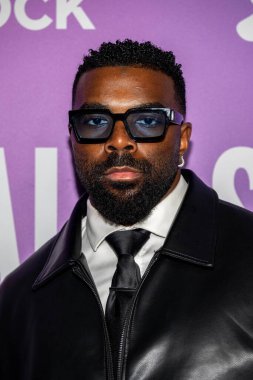 NFL Ajanı Vic Enwere Afinity Gece hayatına katılıyor. Sunar: NBA All-Star Cumartesi Partisi SkyBar Mondrian Hotel Los Angeles, CA, 14 Şubat 2026