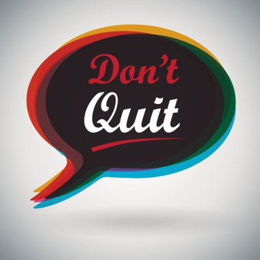 Konuşma balonu - Dont çıkın