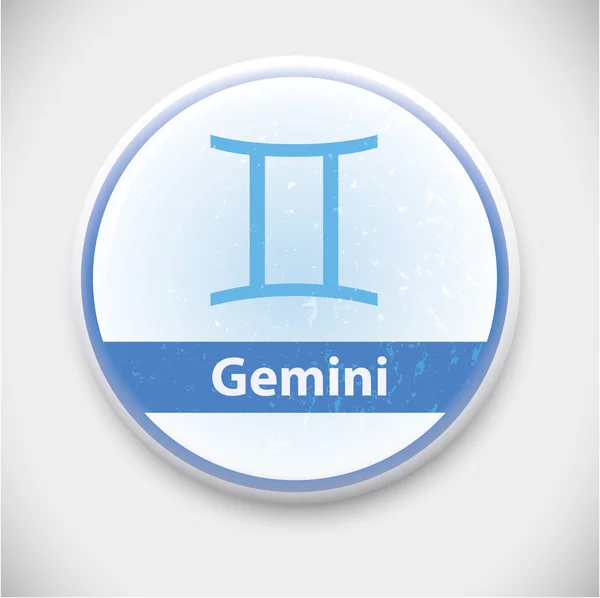 Horoscope sign Gemini — Stock Vector