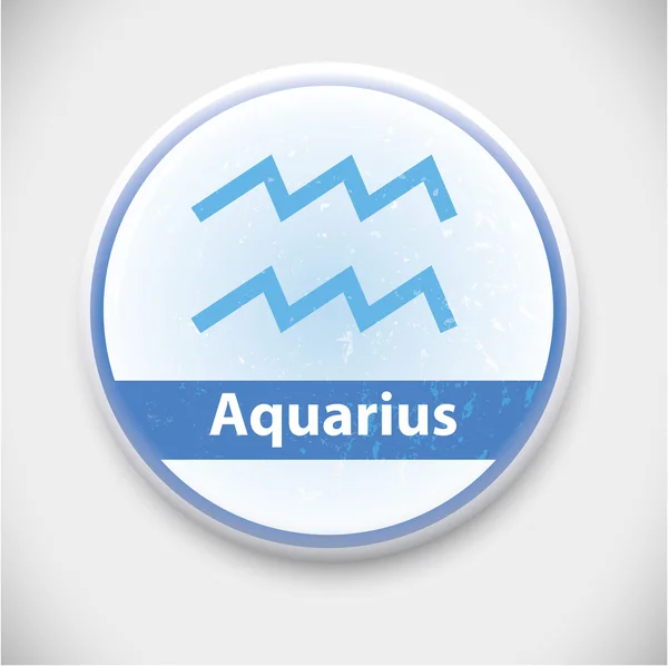 Horoscope sign Aquarius — Stock Vector