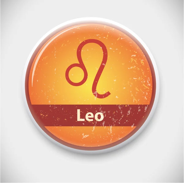 Horoscope sign Leo — Stock Vector