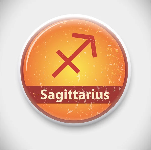 Horoscope sign Sagittarius — Stock Vector