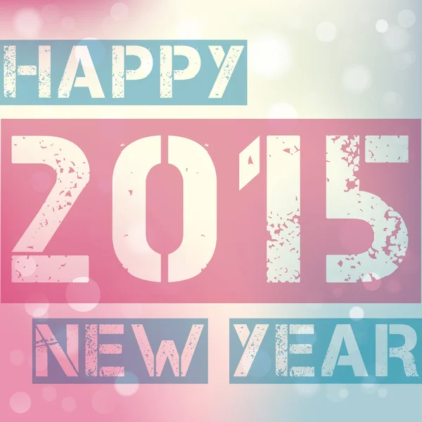 Frohes neues Jahr 2015 Plakat — Stockvektor