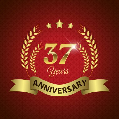 37 yıl yıldönümü mühür