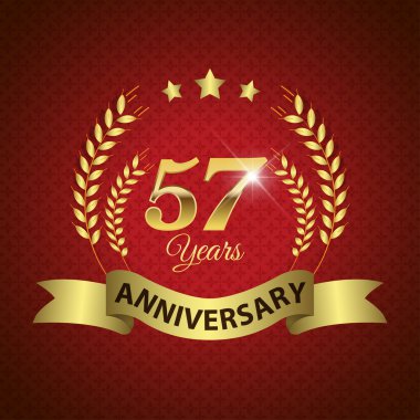 57 yıl yıldönümü mühür