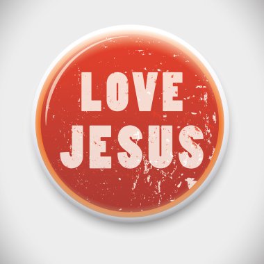 Aşk Jesus Badge
