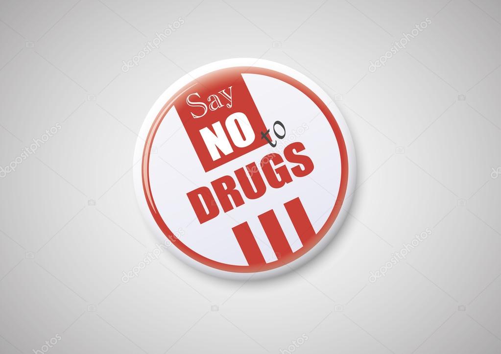 Say No To Drugs Badge