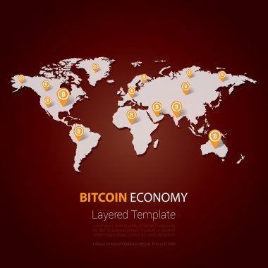 Bitcoin para birimi simgesi