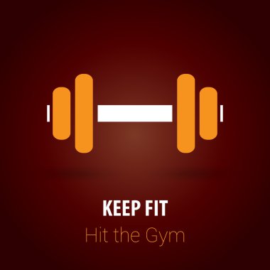 Fit tutun, spor salonu arka plan vur