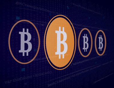 Bitcoin para birimi simgesi