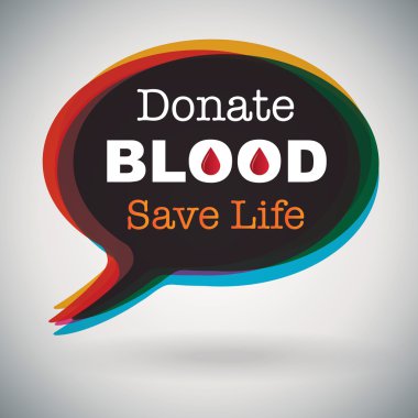 Bağış kan, Save Life - konuşma balonu