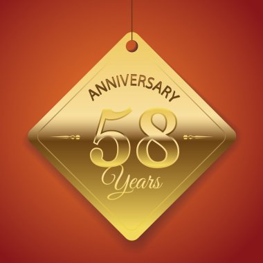 58 yıl yıldönümü poster