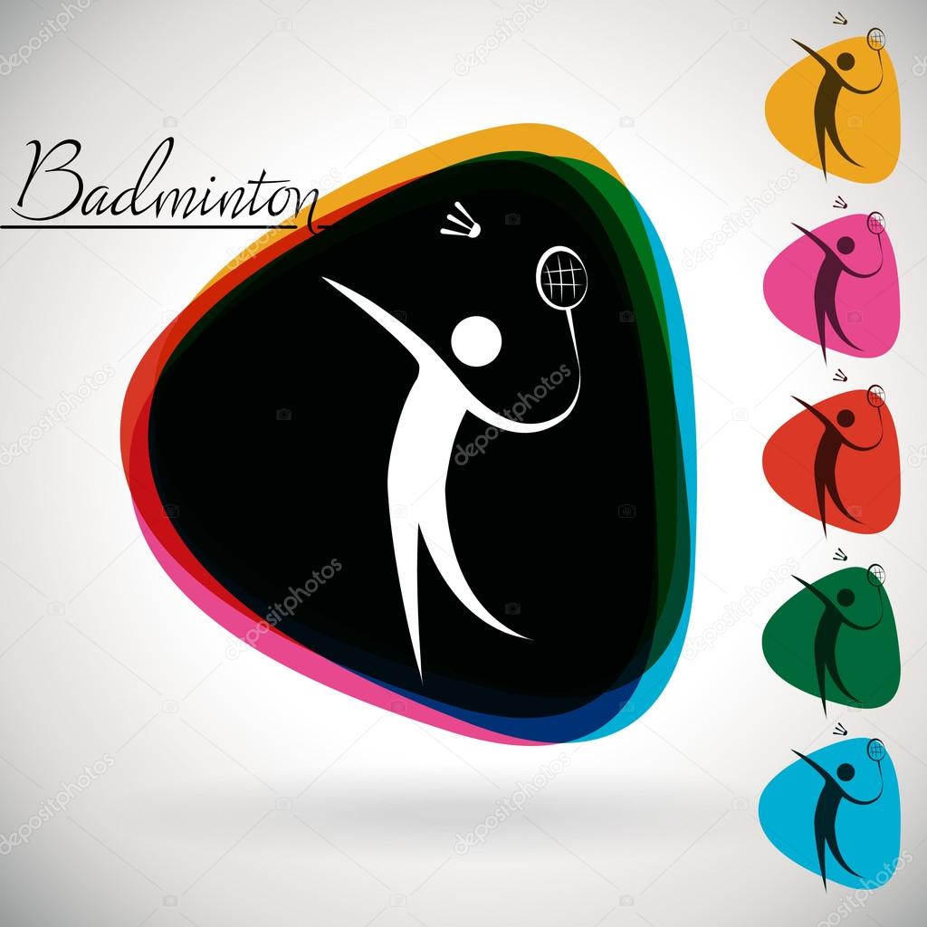 Sports Event icon, symbol - Badminton.