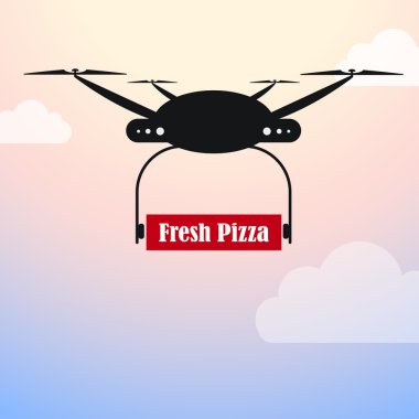 Uçak teslimat - Pizza