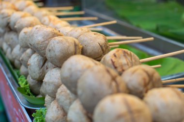 köfte yumuşak odak ve yakın çekim.