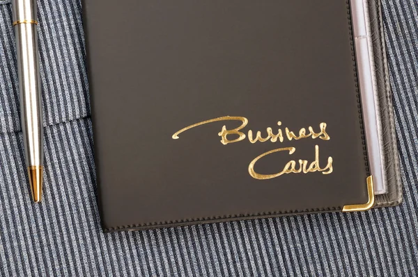 Case for business cards — Stock Photo, Image