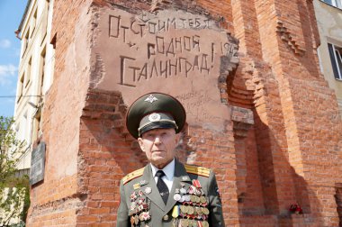 Stalingrad Savaşı Albay Vladimir Turov Pa, emektar