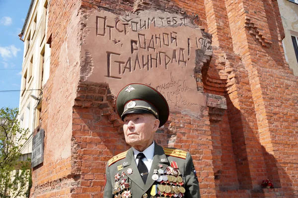 Stalingrad Savaşı Albay Vladimir Turov Pa, emektar — Stok fotoğraf