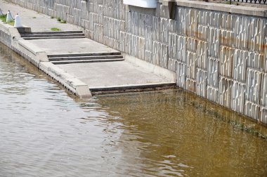 Büyük kentin sular altında dolgu