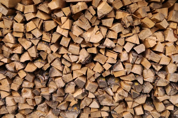 Laying Chock Production Firewood Fuel Oven — Stock Photo, Image