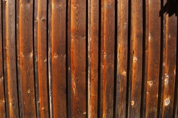 Dekorativní Panel Dřevěných Desek Stěně Domu — Stock fotografie