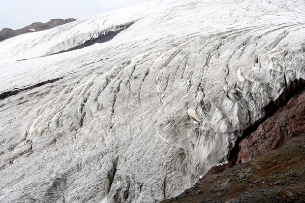 Ledovec na hoře Elbrus, Kavkaz, Rusko — Stock fotografie