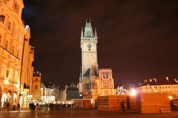 Староместская площадь в Праге на Рождество — стоковое фото