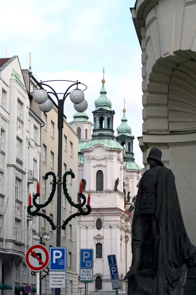 Невеликий вулицях Праги — стокове фото