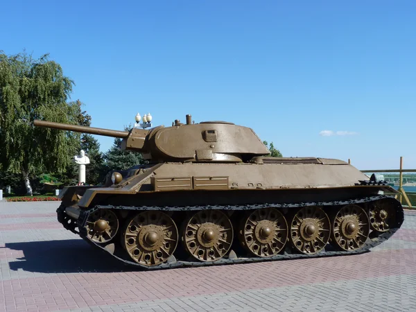 Radziecki czołg t-34 — Zdjęcie stockowe