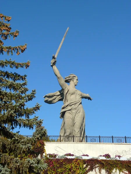 Sculpture "Motherland" — Stock Photo, Image