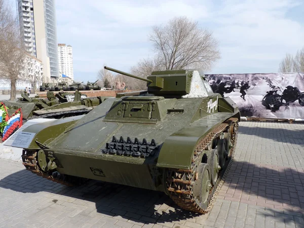 O tanque T-60 soviético fácil — Fotografia de Stock